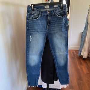 Kensie ultimate high rise skinny jeans crop